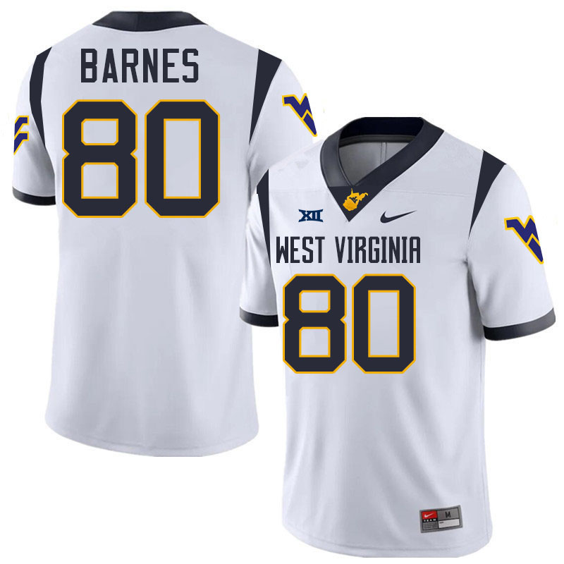 Grayson Barnes WVU Jersey,West Virginia Mountaineers #80 Grayson Barnes Jersey Youth College-White
